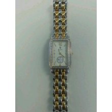 Bulova Diamond Two Tone Ladies Watch 98r126