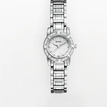 Bulova Highbridge Stainless Steel Diamond Accent Watch - 96R156 -