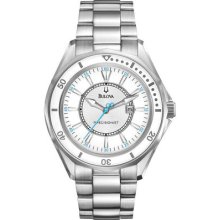 Bulova Winter Park Precisionist Stainless Steel Ladies Watch 96m123