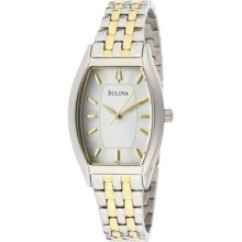 Bulova Women's 98L145 Classic Two-Tone Tonneau Watch