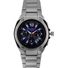 BWC101 Ballistic Mens Cyclone Chronograph Silver Watch