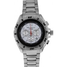 BWE100 Ballistic Mens Extreme Silver White Chronograph Watch