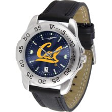 Cal Golden Bears Sport Leather Band AnoChrome-Men's Watch