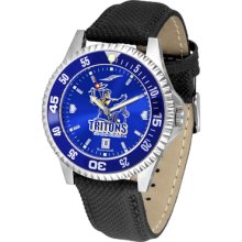 Cal San Diego Tritons Competitor AnoChrome Poly/Leather Band Watch