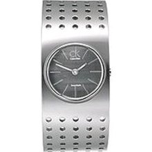 Calvin Klein Women's Grid K8324107 Silver Stainless-Steel Quartz Watch