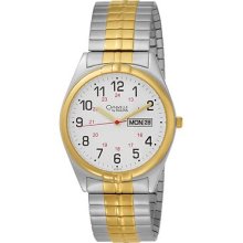 Caravelle By Bulova 45c13 White Dial Men,s Watch