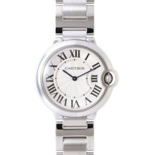 Cartier Ballon Bleu Medium Stainless Steel Quartz Unisex Watch - W69011Z4