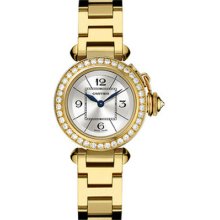 Cartier Miss Pasha 18k Yellow Gold Quartz Diamond Watch â–ºâ–º Wj124014