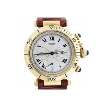 Cartier Pasha 38mm Yellow Gold Chronograph Watch W3014051