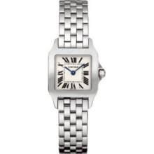 Cartier Santos Demoiselle Ladies' Stainless Steel Silver Roman Dial W25064z5