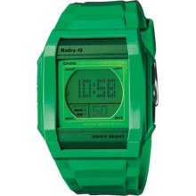 Casio Baby-G watch Square BG810PD-3 Green Ladies Watch