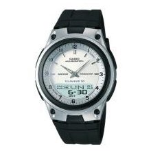 Casio Men's Aw80-7av World Time Databank 10-year Battery Watch