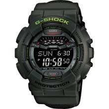 Casio Shock G-shock Gls100-3 Gls 100 3 3cr Green Winter G-lide Glide Watch