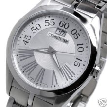 Cerruti 1881 Men's Tradizione Swiss Ss Quartz Watch