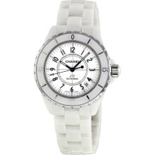 Chanel Women's J12 Classic White Dial Watch H0970