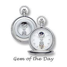 Charles Hubert 17 jewel Vertical Tourbillion Complication Pocket Watch PWS095953