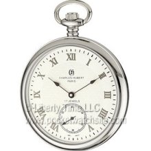 Charles-Hubert 3912w Antique Style Mechanical 17 Jewel Pocket Watch