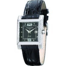 Charles-Hubert- Paris Womens Diamond Stainless Steel Case Quartz