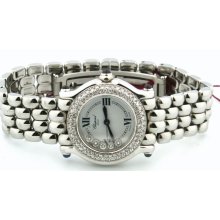 Chopard Ladies Happy Sport 18kt White Gold Watch