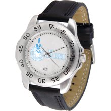 Citadel Bulldogs Sport Leather Band - Men's Watch