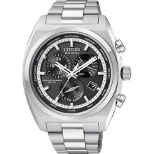 Citizen Eco-drive Bl8120-52e Stainless Steel Calibre 8700 Black Dial Men's Watch