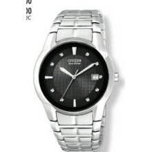 Citizen Eco Drive Gent`s Stainless Steel Water Resistant Watch