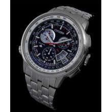 Citizen Eco Drive Radio Controlled Full Titanium Alarm Chrono By0010-52e