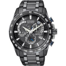 Citizen Ecodrive Perpetual Radio Control 5 Time Zone Chrono A-t Watch At4007-54e