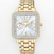 Citizen FD1042-57D Women's Eco-Drive Silhouette Gold Tone Stainless St