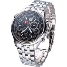 Citizen Men Gents Eco-drive Chronograph Watch Black At0360-50e