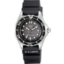 Citizen Professional Diver Analog Display Black Dial Mens Watches Ep6000-07h