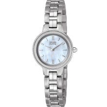 Citizen Women's Stainless Steel Mother Of Pearl Dial Ew9590-52d Watch