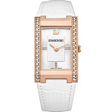 Citra Square - Rose Gold Pvd Wrist Watch By Swarovski (1094370) Orig. Msrp $380