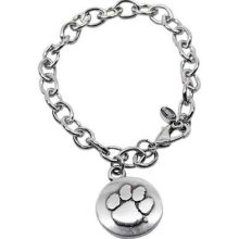 Clemson Tigers Women's Large Cable Chain Charm Bracelet