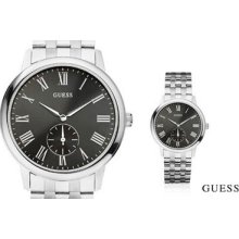 Collection Gents Guess Wafer Quartz Steel Black Round Watch W80046g1