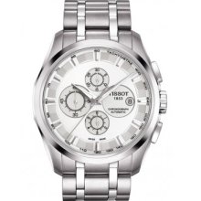 Couturier Men's Silver Chronograph Automatic Trend Watch