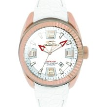 CT.7929M-04 Chronotech Mens Rose Gold White Watch