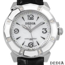 DEDIA 6201LL026 Swiss Movement Diamond Ladies Watch