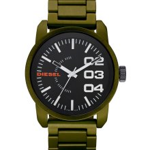 Diesel Black Dial Green Aluminum Bracelet Men's Watch DZ1469