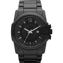 Diesel 'ceramic' Round Face Black Watch Dz1516