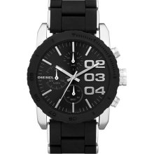 DIESEL 'Franchise' Chronograph Silicone Bracelet Watch, 42mm