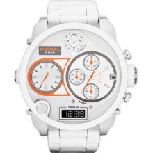 DIESEL 'SBA' Time Zone Watch, 58mm White