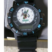 Disney Goofy Divers Watch 165 Feet Water Resistant