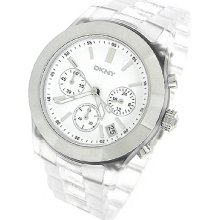 Dkny Chronograph Plastic 50m Ladies Watch Ny8162