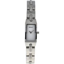 DKNY Ladies Stone Set Silver NY3366 Watch