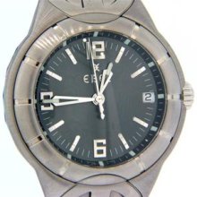 Ebel Type E 9187c41 38mm Stainless Steel Grey Dial Watch Retail: $3,150 70% Off