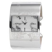 Ed Hardy Icon Cuff Watch Women's - White