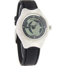 Eddie Bauer Ladies Analog Digital Seconds Black Band Quartz Watch *