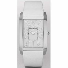 Emporio Armani Leather Super Slim Mens Watch