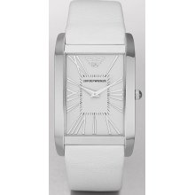 Emporio Armani Leather Super Slim Mens Watch AR2045